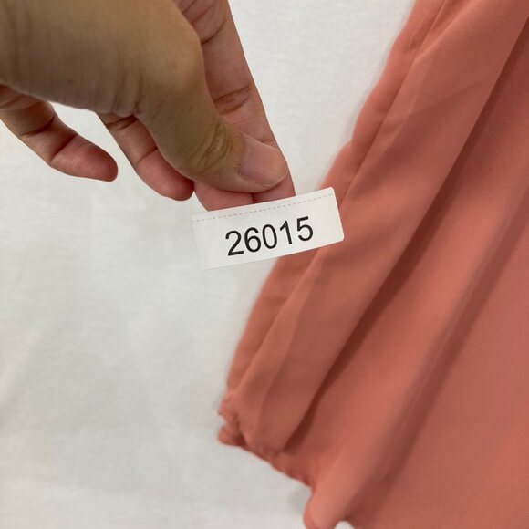 New Torrid size 4X Dusty Rose Split Neck Soft Flowy Short Sleeve Top Office Work - Picture 9 of 9